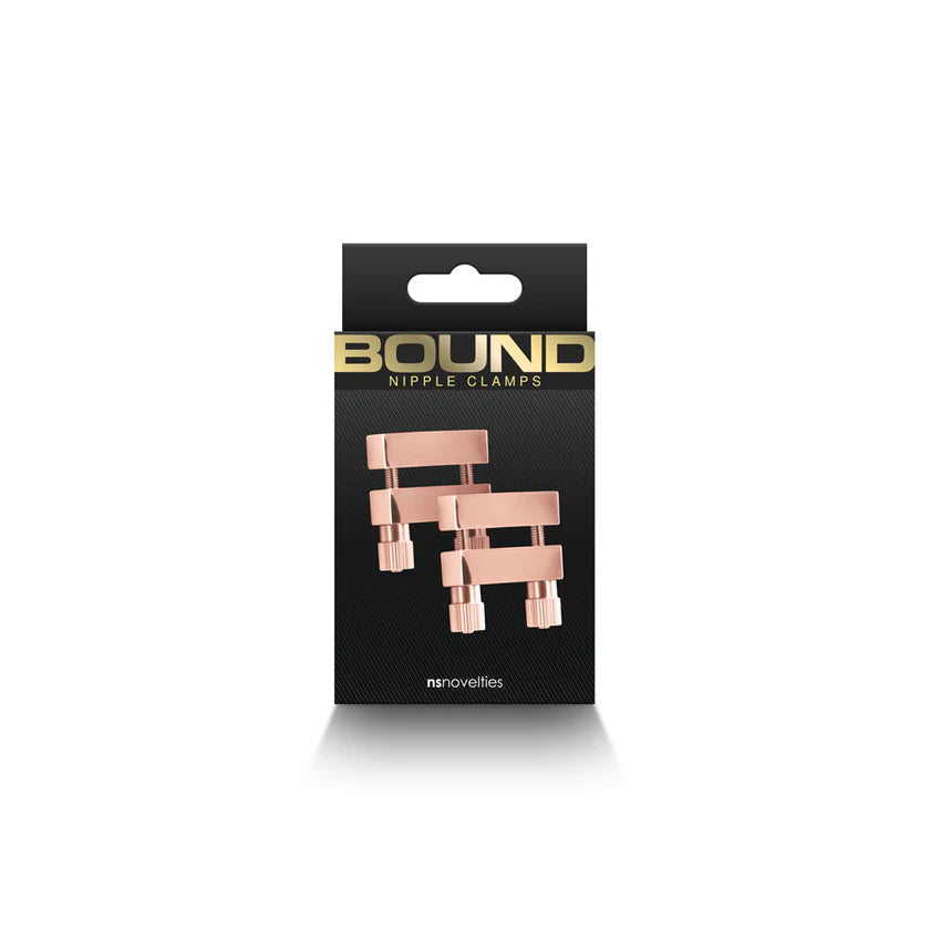 Bound Rose Gold Nipple Clamps