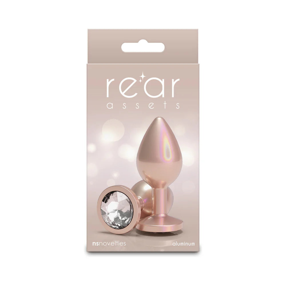 Plug Iridescent Champagne/Clear Medium