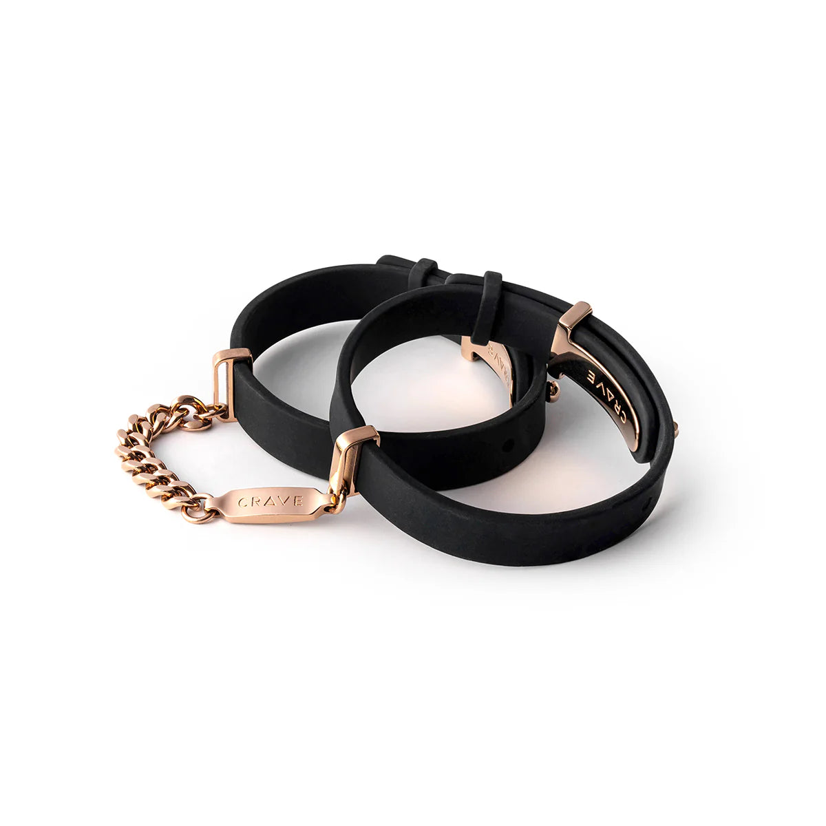 Black & Rose Gold ID Cuffs