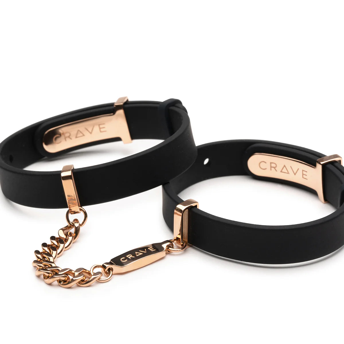 Black & Rose Gold ID Cuffs