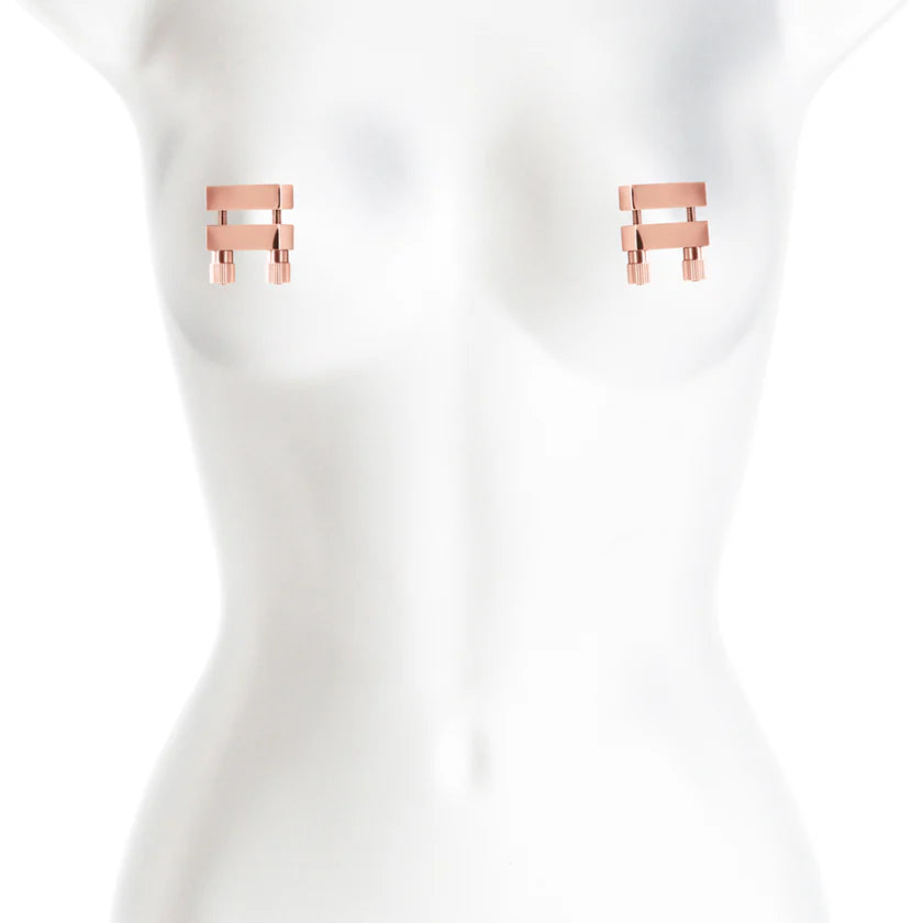 Bound Rose Gold Nipple Clamps
