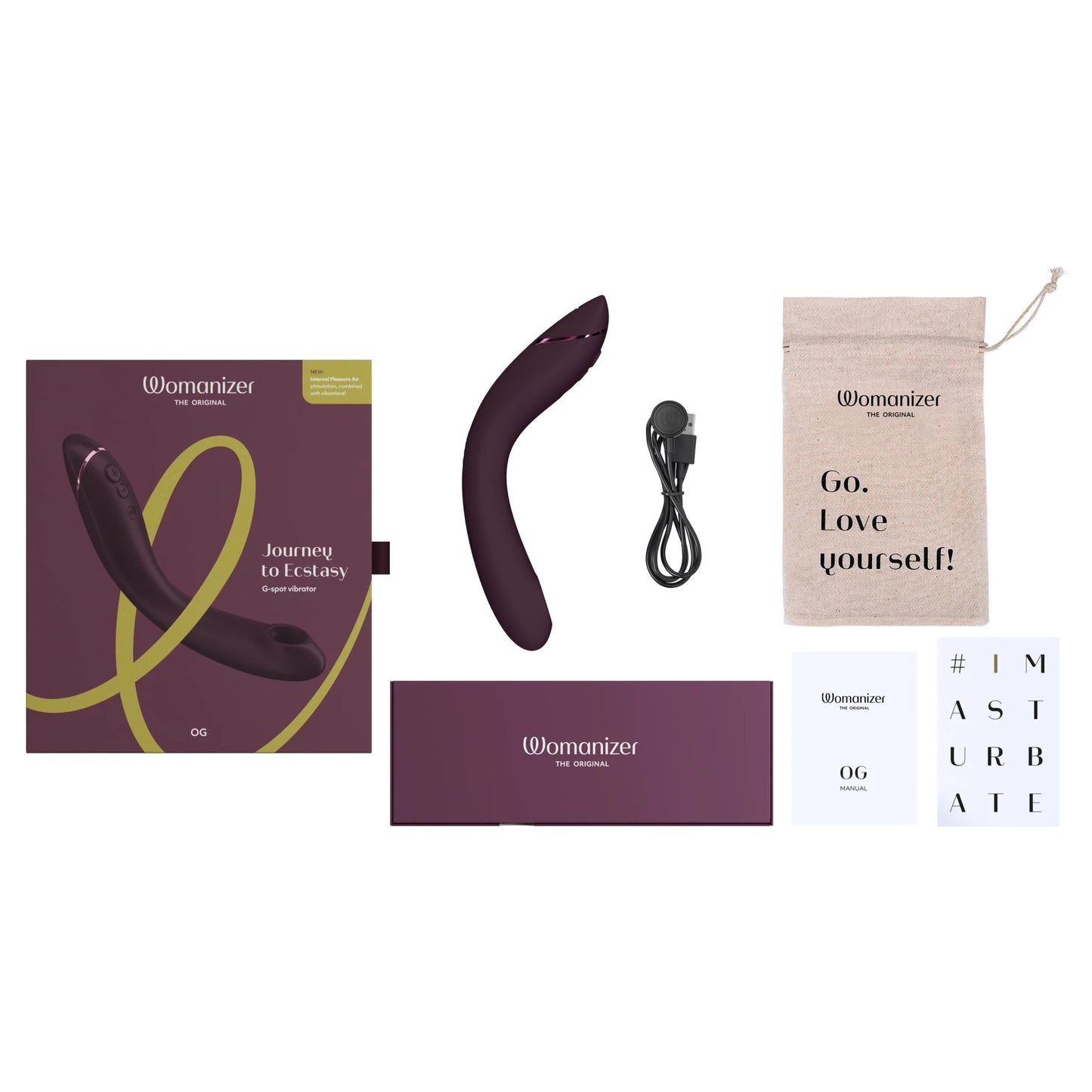 G-Spot Pleasure Air Stimulator Aubergine